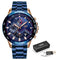 Luxury Sports Chronograph Quartz Watch