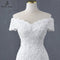Sweetheart Boat neck style mermaid wedding gown dress