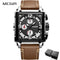 Top brand luxury creative men watch chronograph quartz