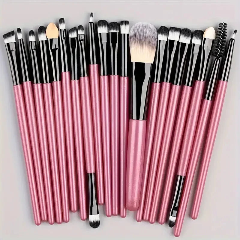 20Pcs Makeup Brush Set Eyeliner Brush Blending Brush Makeup Brushes for Cheeks Eye Cosmetic Foundation Brush Make Up Brushes Set