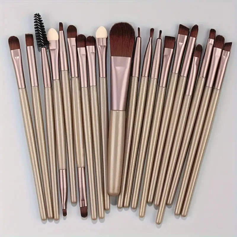 20Pcs Makeup Brush Set Eyeliner Brush Blending Brush Makeup Brushes for Cheeks Eye Cosmetic Foundation Brush Make Up Brushes Set