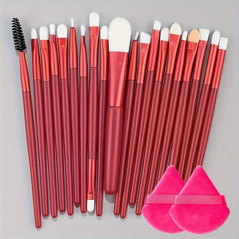 20Pcs Makeup Brush Set Eyeliner Brush Blending Brush Makeup Brushes for Cheeks Eye Cosmetic Foundation Brush Make Up Brushes Set