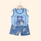 2PCS Children Clothing Vest Suit Children's Sets Summer Cotton T-Shirts Shorts Boys Girls Sleeveless Kids Clothes for baby