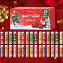 Christmas gift box, lip balm 30PCS/box lip balm set, durable moisturizer, Christmas gift, women's gift, party gift