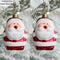 2pcs Christmas Decorations Santa Claus Snowman Ice Cream Christmas Tree Hanging Pendant Noel Natale Xmas Gift New Year Ornaments