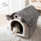 Cat/Dog Bed Removableand Washable Foldable Pet Sleepping Bed Cat House Kennel for Dog House Indoor Cat Nest S