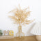 Artificial Plants Plastic Gold Christmas Party Garden Decoration Home Wedding Celebration Flowers Cheap Fake Leaves Arrangement