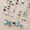 #Aha 3D Christmas Nail Art Stickers Cute Bear Santa Claus Elk Snowflake Nail Decals For Festival Nails Diy Kawaii Xmas Sliders