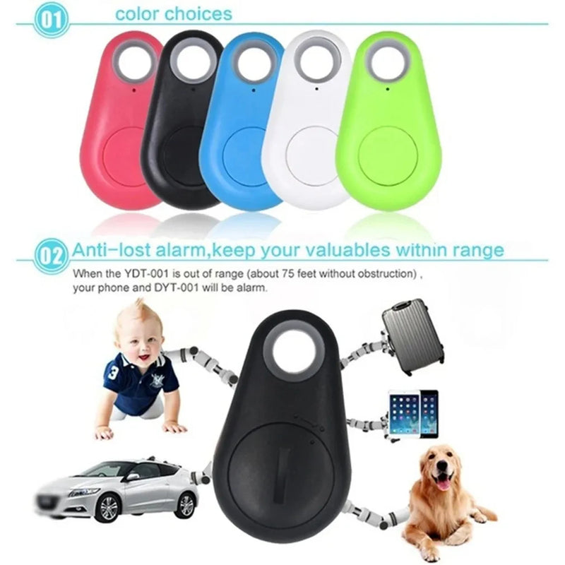 Mini Dog GPS Bluetooth 5.0 Tracker Anti-Lost Device Round Anti-Lost Device Pet Kids Bag Wallet Tracking Smart Finder Locator