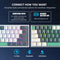 MACHENIKE K500-B61W Wireless Mechanical Keyboard 60% ANSI Layout Hot-swappable Tri-mode RGB Wireless Gaming Keyboard For Gamer