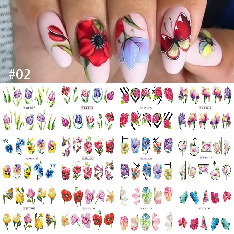 3D Festival Nail Sticker Halloween Nail Art Stickers Christmas Nail Art Supplies 3D Embossed Flower Wave Line Nail Art Decals