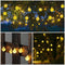 Solar Crystal Globe LED String Lights 60 LED 8 Lighting Modes IP65 Fairy Light Christmas Garland For Garden Party Decor 1pc/2pcs