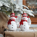 2pcs Christmas Decorations Santa Claus Snowman Ice Cream Christmas Tree Hanging Pendant Noel Natale Xmas Gift New Year Ornaments