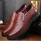 Man Sport Shoe Loafers Men Non-slip Leather Slip-on Black Driving Shoes Sneakers Male Dress Shoes Light Breathable Footwear Flat