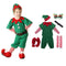 Christmas Kids Clothes Baby Cosplay Green Elf Santa Costume Toddler Xmas Suit Jumpsuit Outfit For Boys Girls Carnival Party