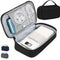 Electronics Travel Organizer Portable USB Flash Drives Accessories Case Dustproof Cord & Phone Storage Bag