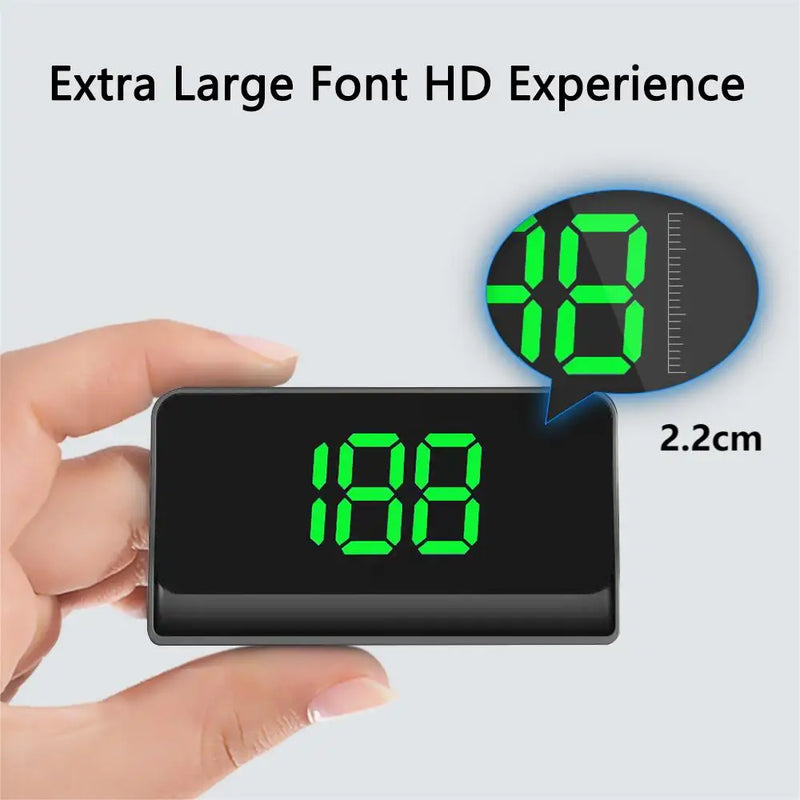 Car Head Up Display GPS Digital Speedometer HUD Windshield Projector KMH MPH Speed Meter Auto Electronics Accessories