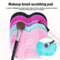 Apple Shaped Silicone  Makeup Brush Cleaning Pad-Efficient & Portable & Reusable Makeup Brush Cleaning Mat With Suction Cup