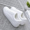 Fashion Women's Vulcanize Shoes 2024 New in Casual Classic Solid Color PU Leather Shoes Woman Casual White Shoes Sneakers