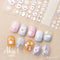 #Aha 3D Christmas Nail Art Stickers Cute Bear Santa Claus Elk Snowflake Nail Decals For Festival Nails Diy Kawaii Xmas Sliders