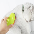 Pet Grooming Brush Electric Spray Water Spray Kitten Pet Comb Soft Silicone Depilation Cats Bath Hair Brush Grooming Supplies