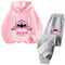 Children Hoodies Stitch Kawaii Fashion Pullover Sweatshirt Anime Trucksuit Manga Cartoons Girls Boy Kids Autumn Casual Clothes