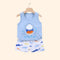 2PCS Children Clothing Vest Suit Children's Sets Summer Cotton T-Shirts Shorts Boys Girls Sleeveless Kids Clothes for baby