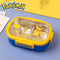 Pokemon Pikachu Lunch Box Cartoon 304 Stainless Steel Divided Lunch Box Student Portable Lunch Box Divided Box Christmas Gift