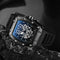 Foreign Trade Watch Large Dial For Men Quartz Waterproof Sport Square Luminous Watch For Men