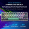 MACHENIKE K500-B61W Wireless Mechanical Keyboard 60% ANSI Layout Hot-swappable Tri-mode RGB Wireless Gaming Keyboard For Gamer