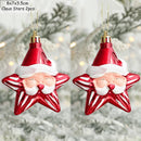 2pcs Christmas Decorations Santa Claus Snowman Ice Cream Christmas Tree Hanging Pendant Noel Natale Xmas Gift New Year Ornaments